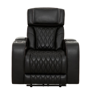 Colton Power Glider Recliner - Black