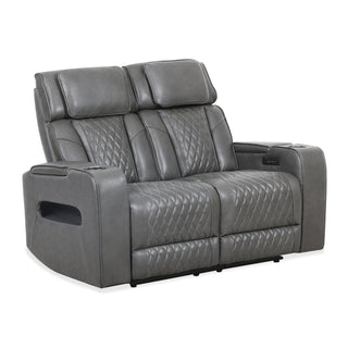 Colton Power Reclining Loveseat - Charcoal