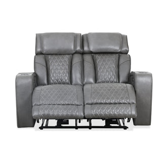 Colton Power Motion Loveseat - Charcoal