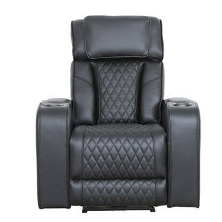 Colton Power Glider Recliner - Black