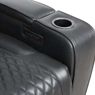 Colton Power Reclining Sofa - Black