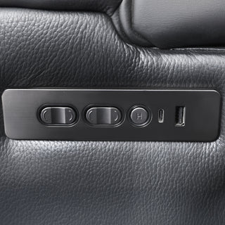 Colton Power Reclining Loveseat - Black