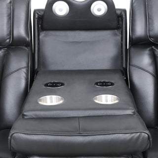 Colton Power Reclining Loveseat - Black