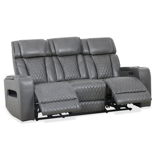 Colton Power Reclining Sofa - Charcoal