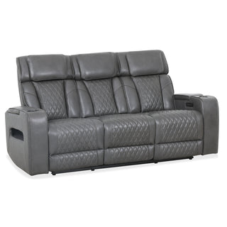 Colton Power Reclining Sofa - Charcoal