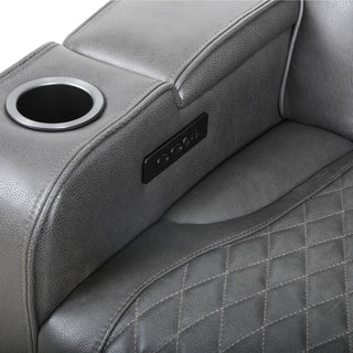 Colton Power Glider Recliner - Charcoal