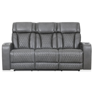 Colton Power Reclining Sofa - Charcoal