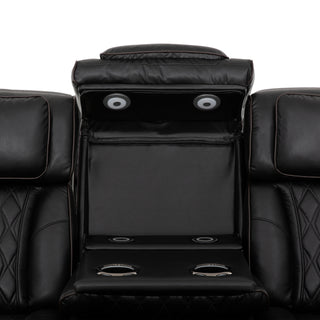 Colton Power Reclining Sofa - Black