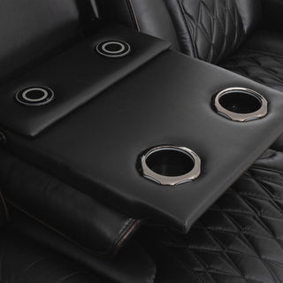 Colton Power Reclining Sofa - Black