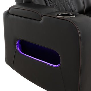 Fauteuil inclinable électrique Colton - Noir