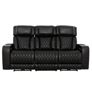 Colton Power Reclining Sofa - Black