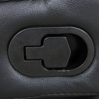Colton Swivel Glider Recliner - Black