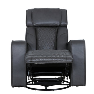 Colton Swivel Glider Recliner  - Charcoal