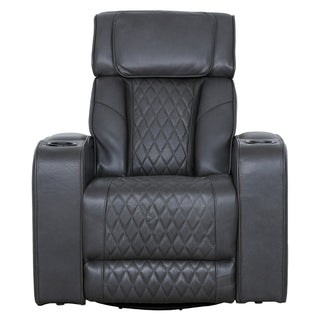 Colton Swivel Glider Recliner  - Charcoal