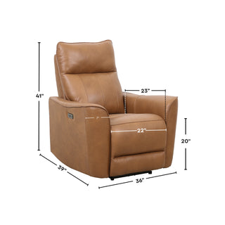 Conrad Power Recliner - Brown
