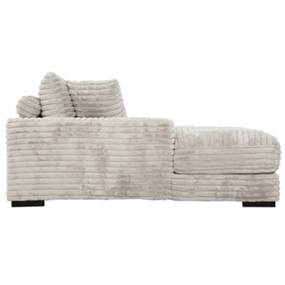 Cuddler Chaise - Grey