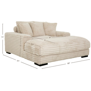 Cuddler Chaise - Taupe