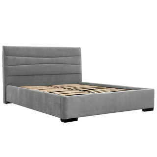 Delaney Platform Bed - Grey