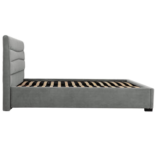 Delaney Platform Bed - Grey