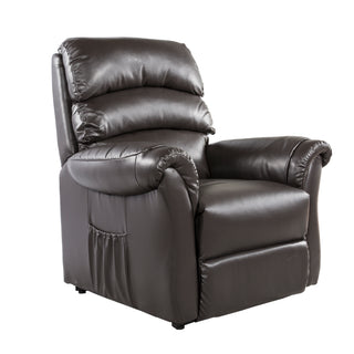 Fresna Power Lift Recliner - Dark Brown