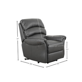 Fresna Power Lift Recliner - Charcoal