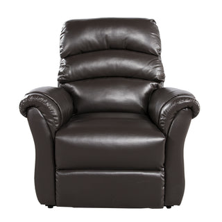 Fresna Power Lift Recliner - Dark Brown