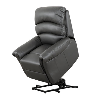 Fresna Power Lift Recliner - PVC Charcoal