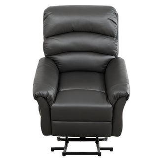 Fresna Power Lift Recliner - PVC Charcoal