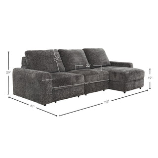 Infinity 3-Piece Power Slide Sectional