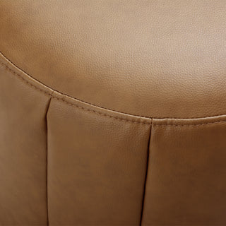 Isla Round Ottoman - Caramel