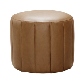 Isla Round Ottoman - Caramel
