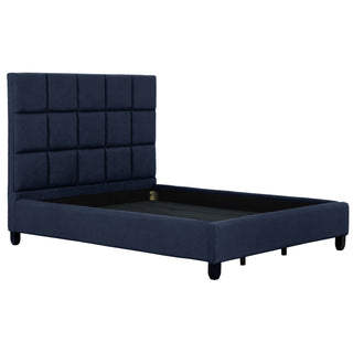 London Platform Bed - Blue