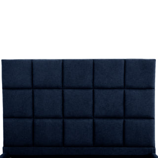 London Platform Bed - Blue