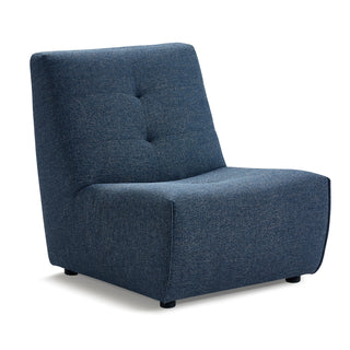 Chaise sans accoudoirs Mitan 30 po - Bleu