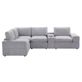 Momento 5-Piece Modular Sofa with Console