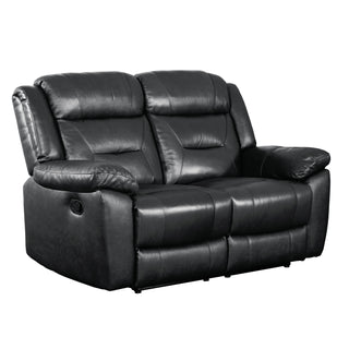 Montana Reclining Loveseat - Black