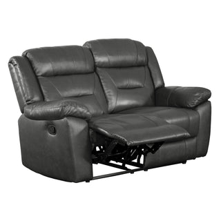 Montana Reclining Loveseat - Charcoal