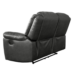 Montana Reclining Loveseat - Charcoal