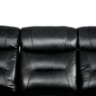 Montana Reclining Sofa - Black