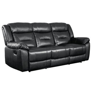 Montana Reclining Sofa - Black