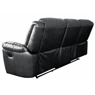 Montana Reclining Sofa - Black