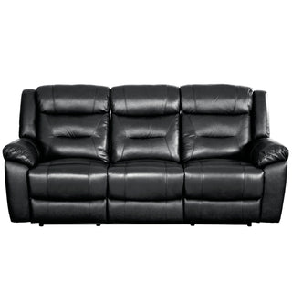 Montana Reclining Sofa - Black