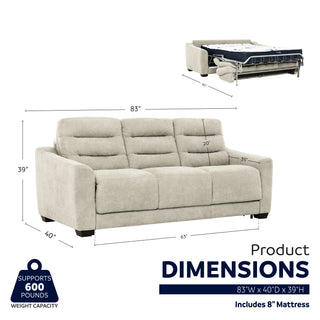 Canapé-lit Luca de Stearns &amp; Foster® - Beige