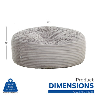 Sealy® Kade Bean Bag - Grey