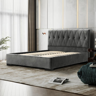 Summer Platform Bed - Grey